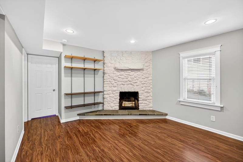 Alternate view of lowest level recreation room