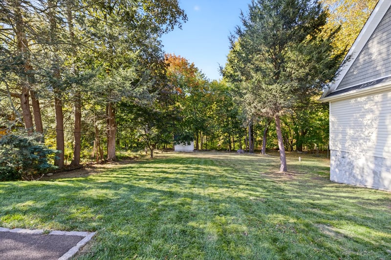 Large yard space for games and entertaining