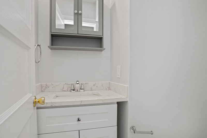 Half bath on first floor