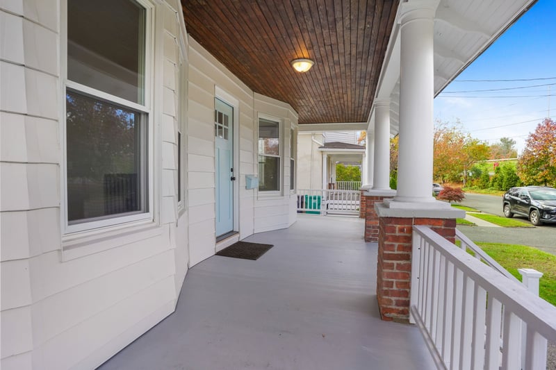 Large front porch