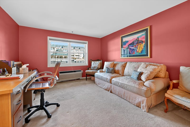 Bedroom being used as an office