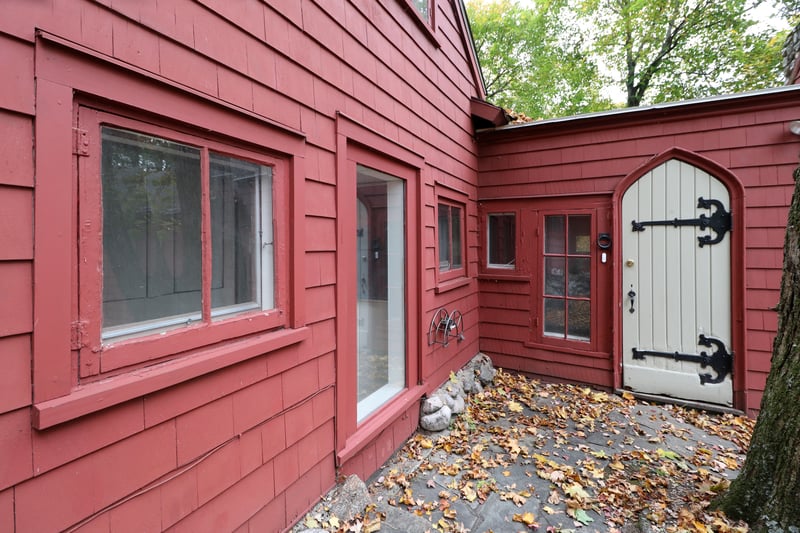 The Front Door! Unique, old, and has it's own charm.