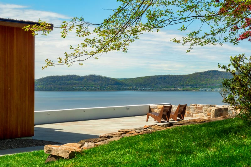 Water view featuring a mountain backdrop