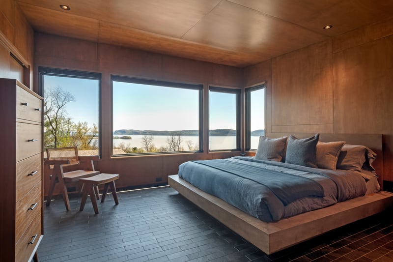 Primary Bedroom with River View