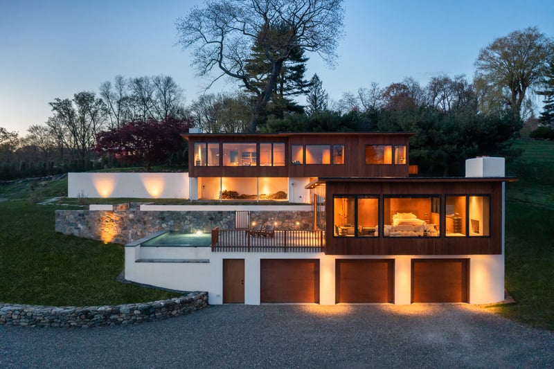 Rear of Home at Dusk