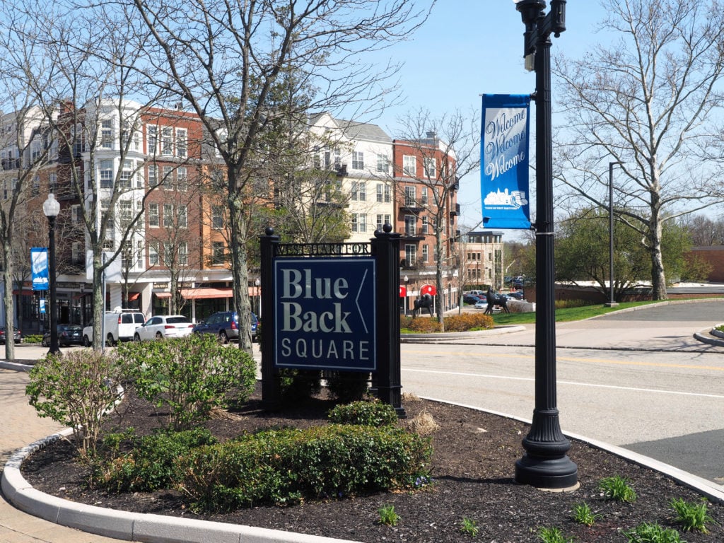 West Hartford’s Blue Back Square is well-known for its shopping and dining establishments.