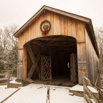 Covered Bridge in Colchester, Connecticut