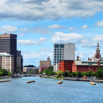Providence, Rhode Island downtown skyline Panorama